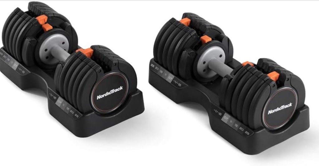 NordicTrack adjustable dumbbells